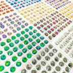 Qiyi New Arrival Rivoli Fancy Shape Eco-friendly Materials Trendy Design K9 Glass High Quality Grade AAAAAA Point Rhinestone