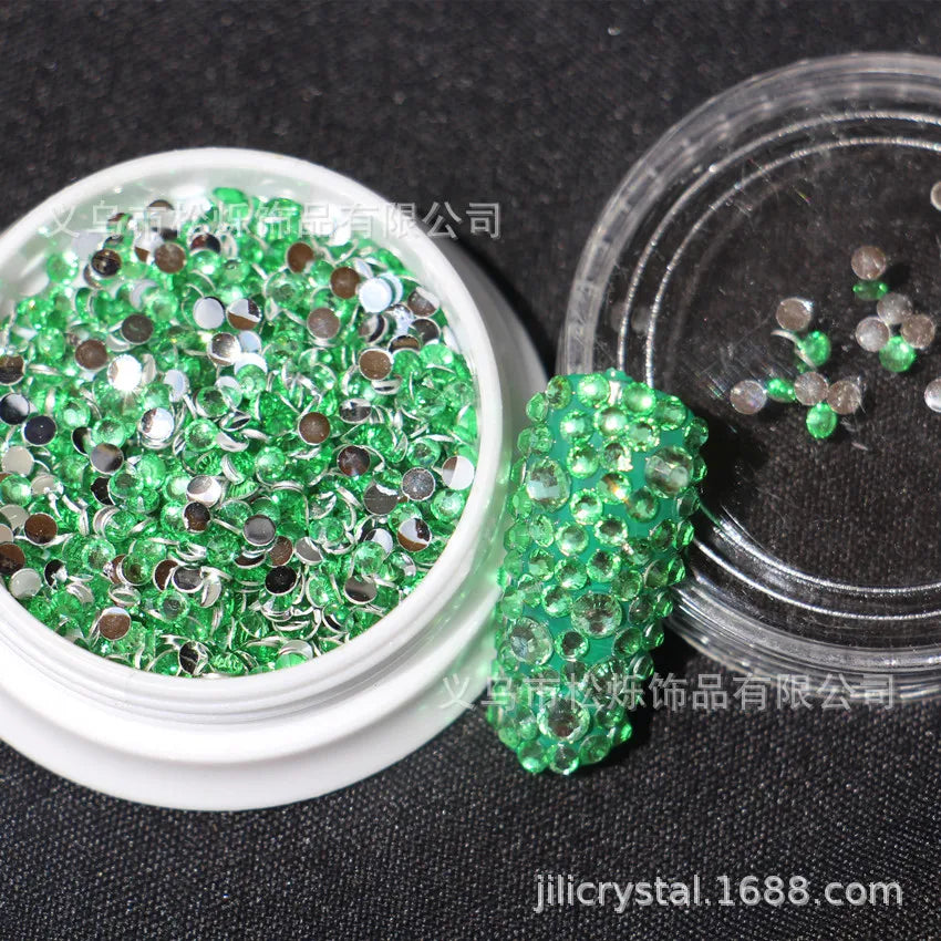 High Quality Bulk Flat Back Resin Rhinestones Flat Bottomed Rhinestone for Clothing Craft & Accessories Decoration Wholesale