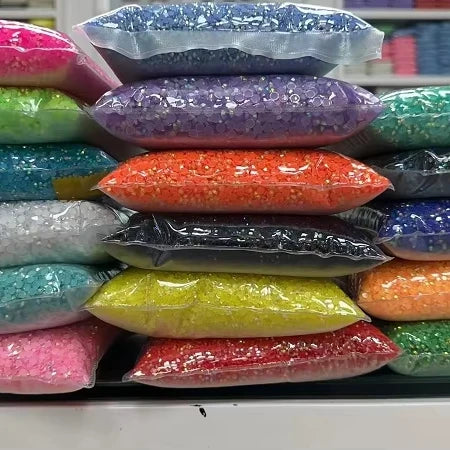 Wholesale of High Quality Flat Bottomed Crystal Rhinestones Transparent Jelly Rhinestones for Handicrafts