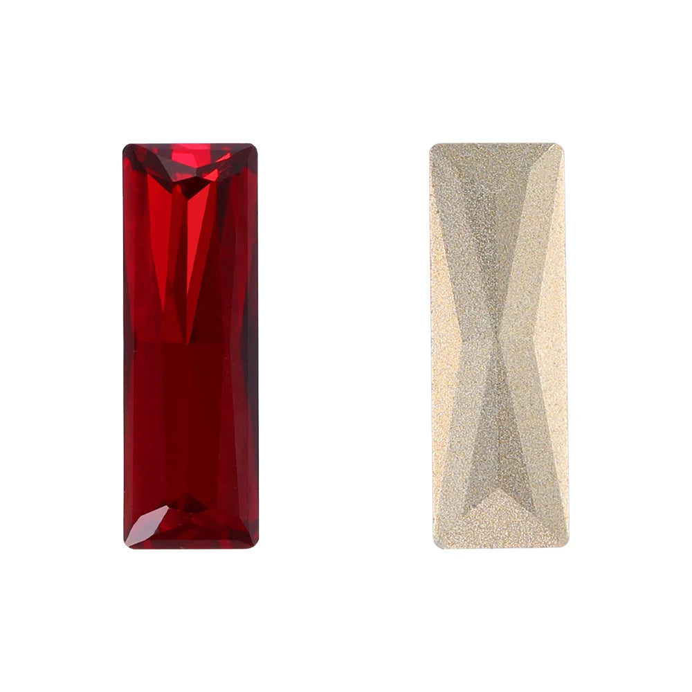 Factory Direct Wholesale New Product Explosion K9 Glass Crystal Rectangle Bling Bright Shining Rhinestones DIY Decoration Grade