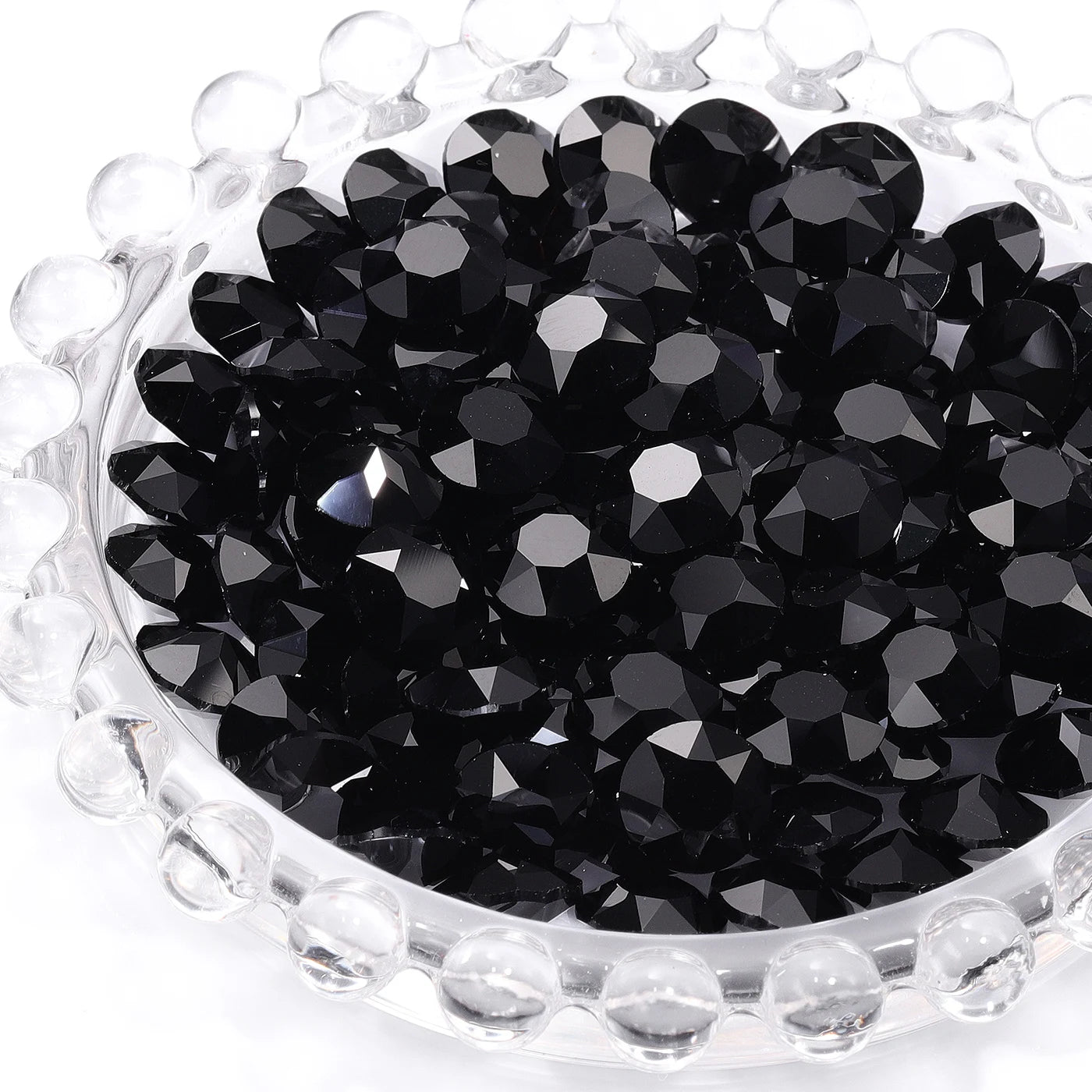 Hot Selling New Arrival Gemstone Flower Shape New Product Explosion K9 Glass Point Back Rhinestones for Clothing Accessories