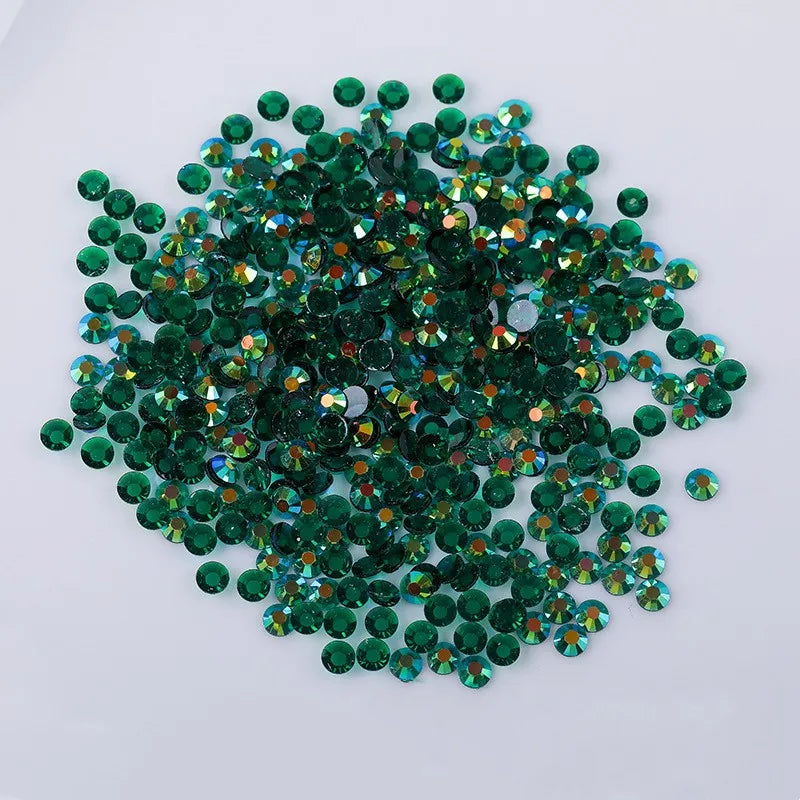 Wholesale of High Quality Flat Bottomed Crystal Rhinestones Transparent Jelly Rhinestones for Handicrafts