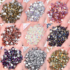QIYI SS30-SS60 1001-1129 14400pcs Flat Back Non Hot Fix Durable Latest Fashion Popular Style Glass Crystal Rhinestones for Shoe
