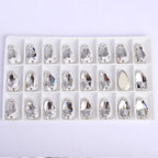 Wholesale  Drop Sew-on Stone K9 Crystal Flat Back  Rhinestones  Crystal for Sewing Glass Fancy Sew on Drop 3230