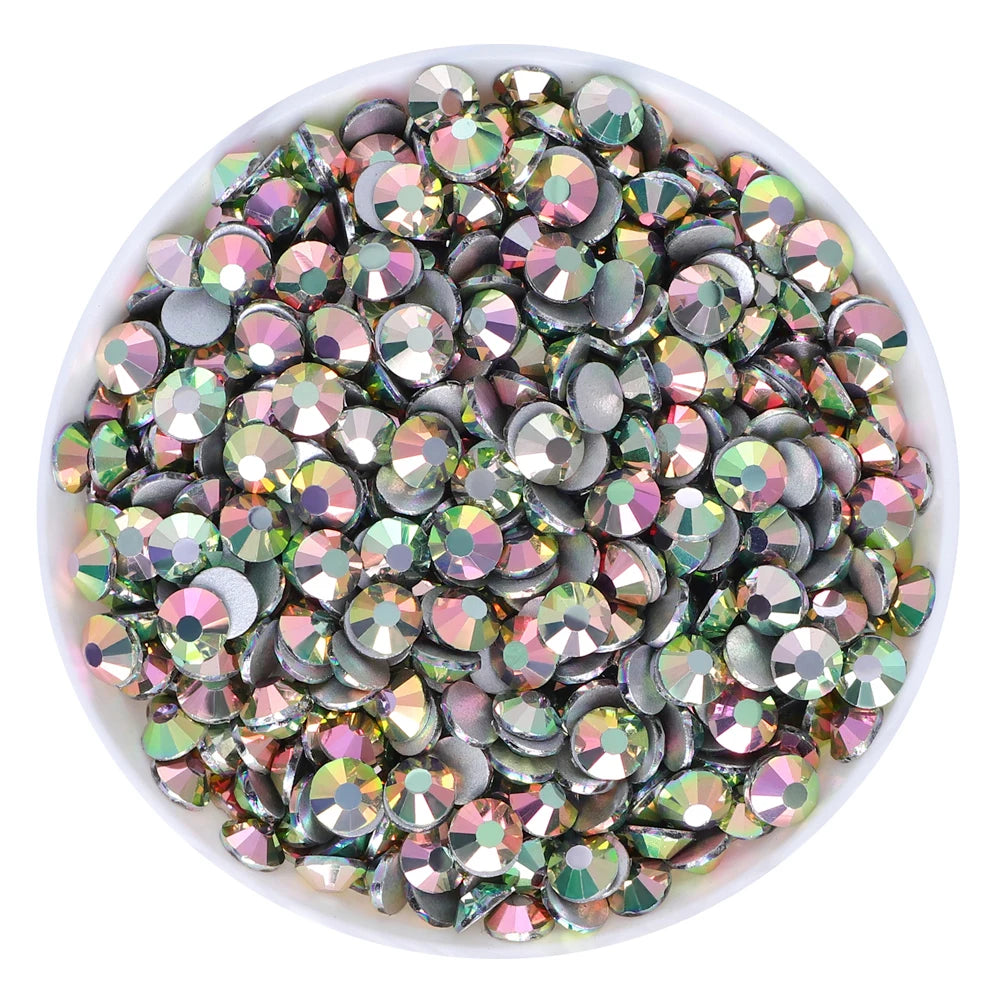 QIYI SS10-SS20 1130-1187 14400pcs Non Hot Fix Factory Direct Wholesale High Quality Durable Glass Crystal Rhinestones for Girls