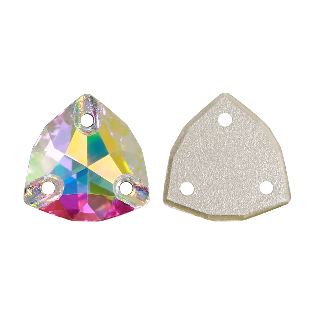 QIYI Brand New Product Explosion 55+ Colors 12*12mm/16*16mm/22*22mm High Quality Glass Sew-On Rhinestones (3272)
