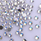 Crystal Sticker Wholesale Bulk Starry Sky Glitter Flatback Rhinestones SS3-SS30 Non Hotfix Strass Glue on Nail Art Decoration