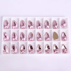 Wholesales Customize New Trend Drop  Shapes Colors Crystal Beads Sewing-On Rhinestones for Jewelry Clothes