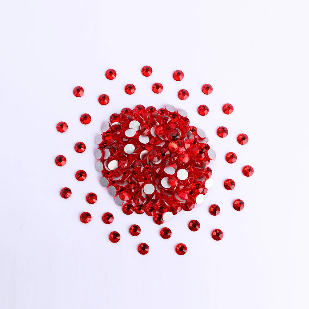 Ss5-ss20 High Quality Customization Flat Back Crystal  Non Hot Fix Rhinestone,Factory Direct Sale Flat Back Rhinestone for Dress