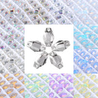 3261 QIYI Hexagon Innovative Design High Quality Durable Pure Luxury Glass Crystal Sew-on Stone Rhinestones for Wedding Dress