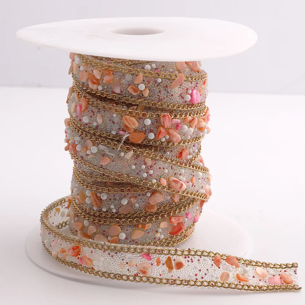 Wholesale Colorful Custom Diamond Tape  Rhinestone Applique Glitter Strass Rhinestones Trinnming Gem for DIY  Decoration