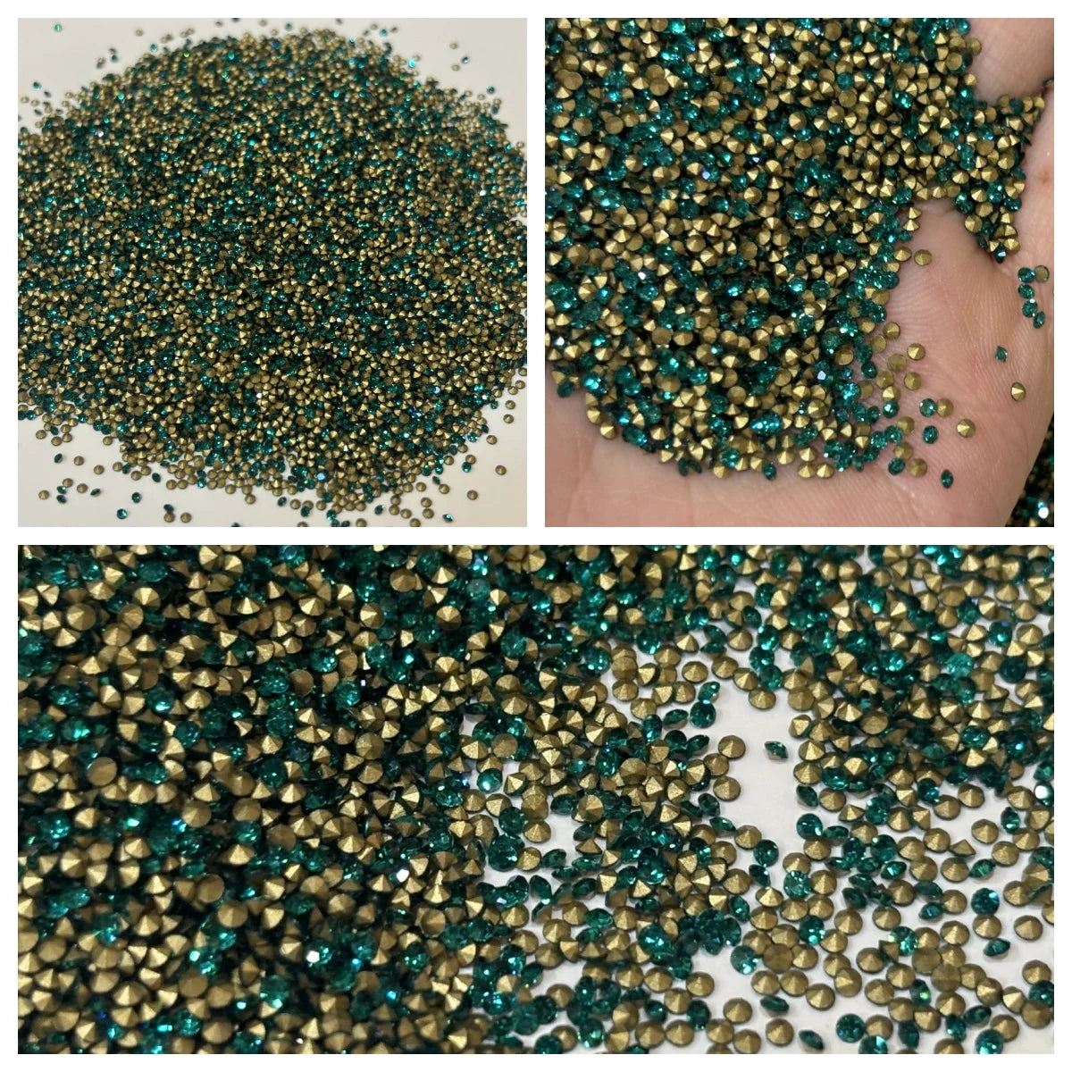 Wholesale SS4 Pointed Bottom Glass Rhinestone DIY Nail Decorations Accessories Crystal Diamond Chaton Rhinestones