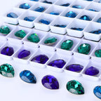 2024 Hot Selling Customer-Favorite K9 Glass Top Quality Crystal Point Back Drop Shape Rhinestones for Clothing Accessories