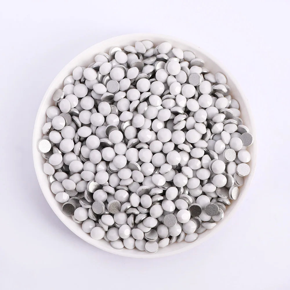 Factory Wholesale Big Bag Non Hotfix Rhinestones SS6-SS30 Glass Crystal Flatback Regular Cut Rhinestones for Nails Art