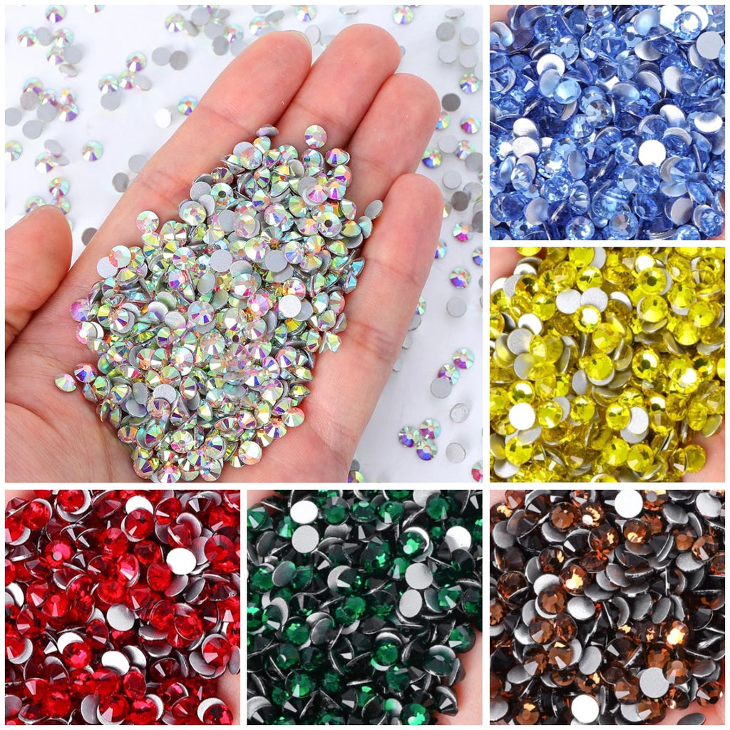 2058 High Quality Hotselling Blingbling Crystal AB Flatback Rhinestone in Bulk Nail Art Decoration