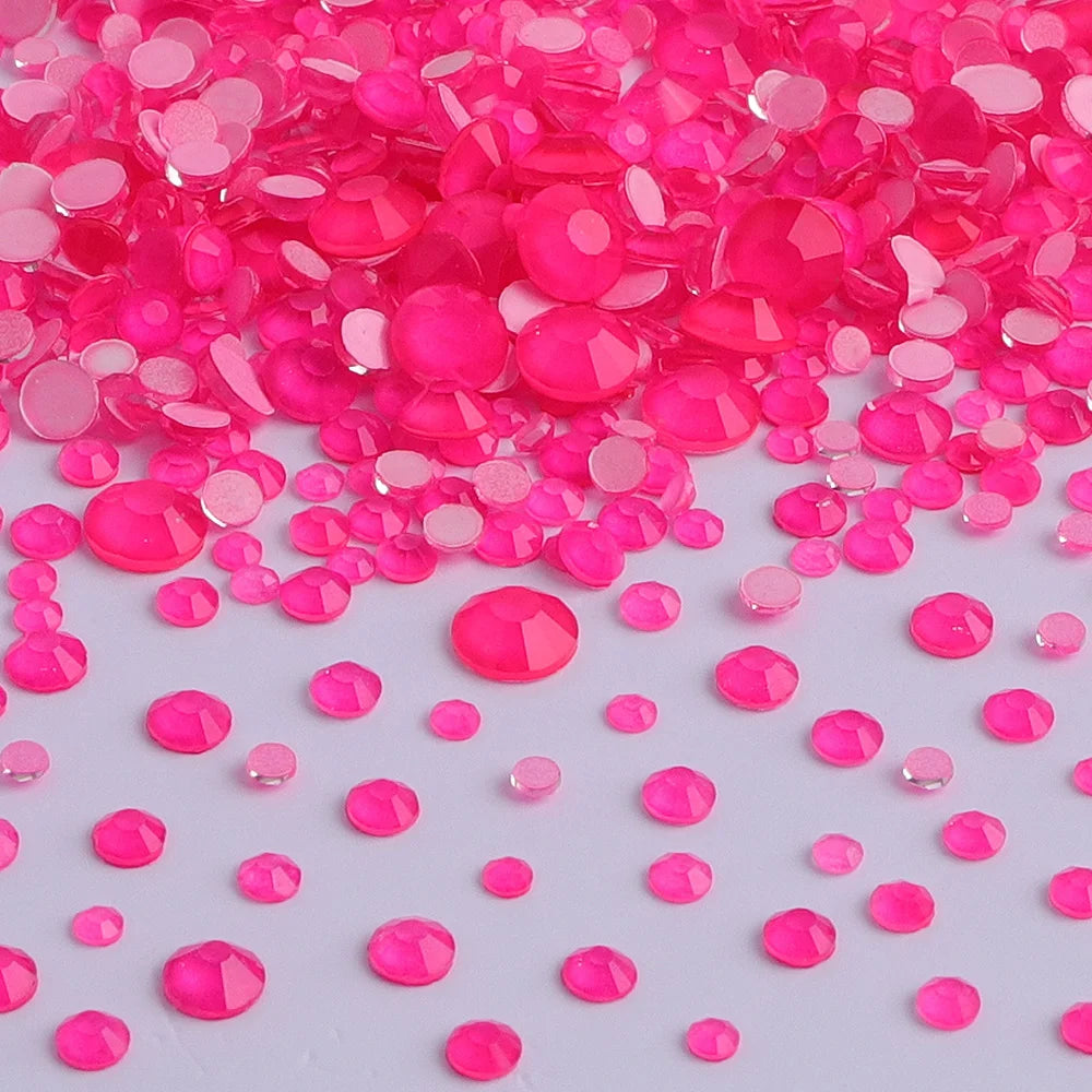 QIYI Wholesale Mixed Size Ss4-ss20 Bling Crystal Rhinestones Bulk for Decorative Nail Art Crafts