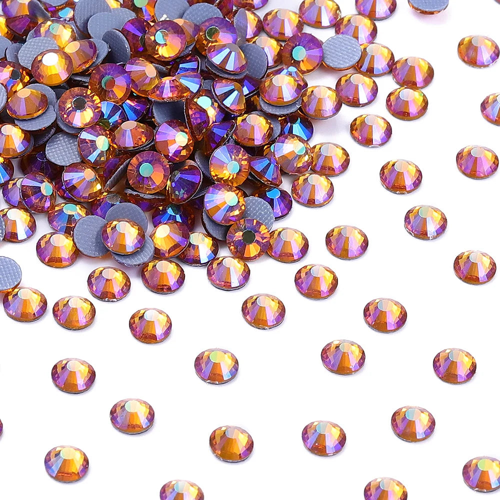 Hotfix Glass 60+Colors Rhinestone Crystal AB High Quality Rhinestones Bulk Crystals Stones Garment Accessories for Clothing