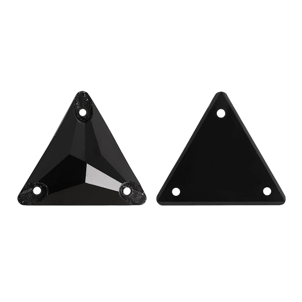 Triangle 80+Colors Sew on Rhinestones 3270 Glass Fancy Glass Flat Back Bling Bling Diamond Stone for Fashion Jewelry Clothes
