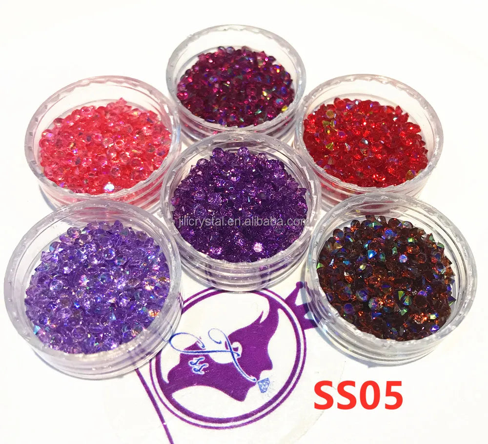 High Quality Bulk Rhinestone Mixed Sparkling Thin Sheets Decorative Rhinestone Crafts