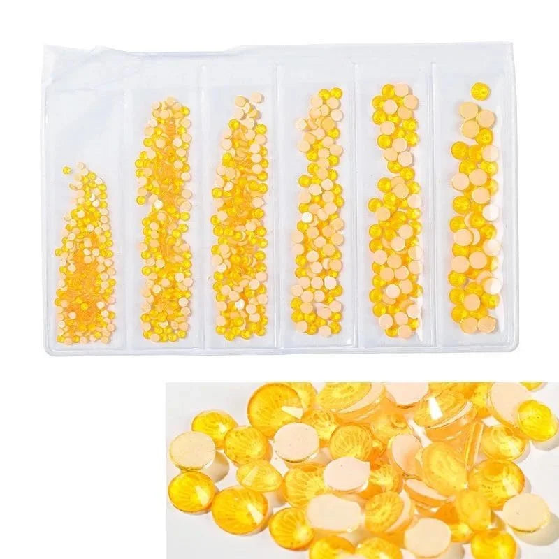 Customized Night Bling Rhinestone Fluorescent Flat Bottomed Drill Diy Nail Art Rhinestone