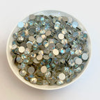 Top Selling Aurora Borealis Sliver Base Flat Back Rhinestones Bulk Glitter Nail Art Rhinestone Charms for Jewelry Making