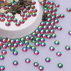 Wholesale Rhinestone 2088 Gold Base Green Volcano Effects Rhinestones High Quality Non Hot Fix Flatback Rhinestone