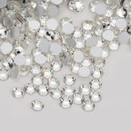 Hot Sale Bulk Flat Back Glass Crystals Nail Art Rhinestones Non-Hotfix Glitter Diamond Jewelry Accessory