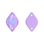 Wholesale Lemon AB Crystal Bling Custom Sew-on Rhinestones 5A Quality FlatBack 2 Holes Sewing Stones Bling Wedding Decoration
