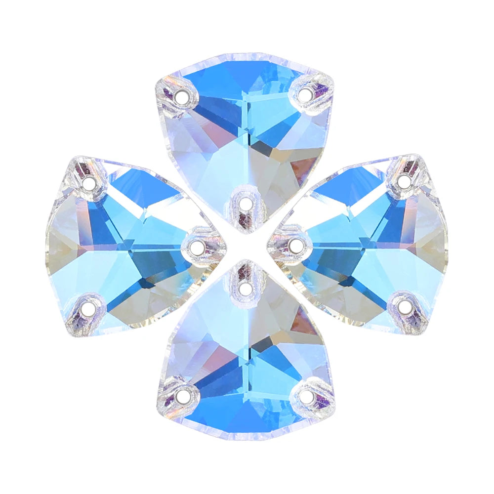 QIYI Brand New Product Explosion 55+ Colors 12*12mm/16*16mm/22*22mm High Quality Glass Sew-On Rhinestones (3272)