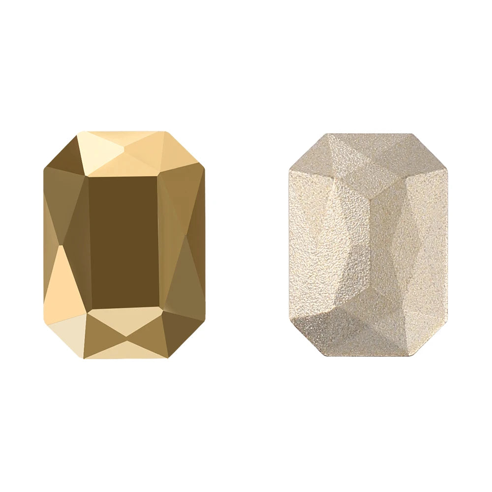 QIYI K9 Glass Grade AAAAAA Loose Rhinestones Maxi Cushion Octagon Point Back Stones