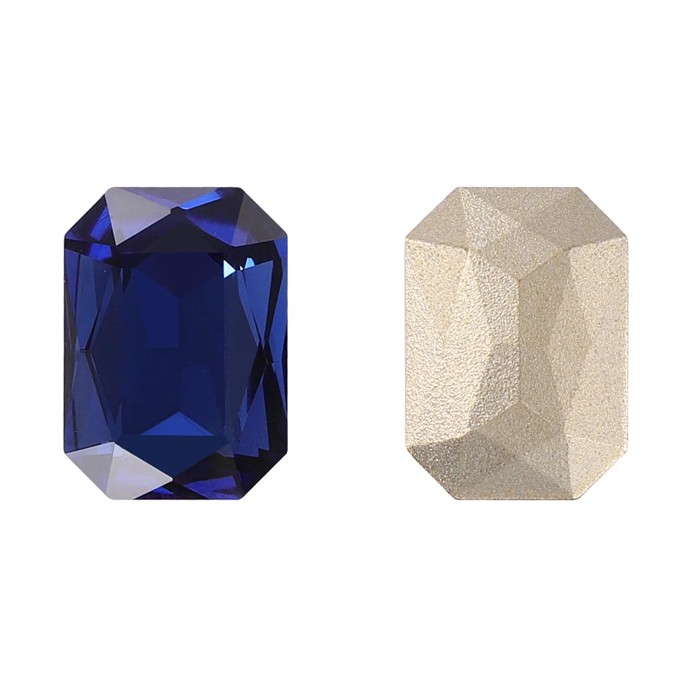 New Shape Hot Selling Maxi Cushion Octagon K9 Glass High Quality Durable Innovative Design Popular Decoration Point Back Stones