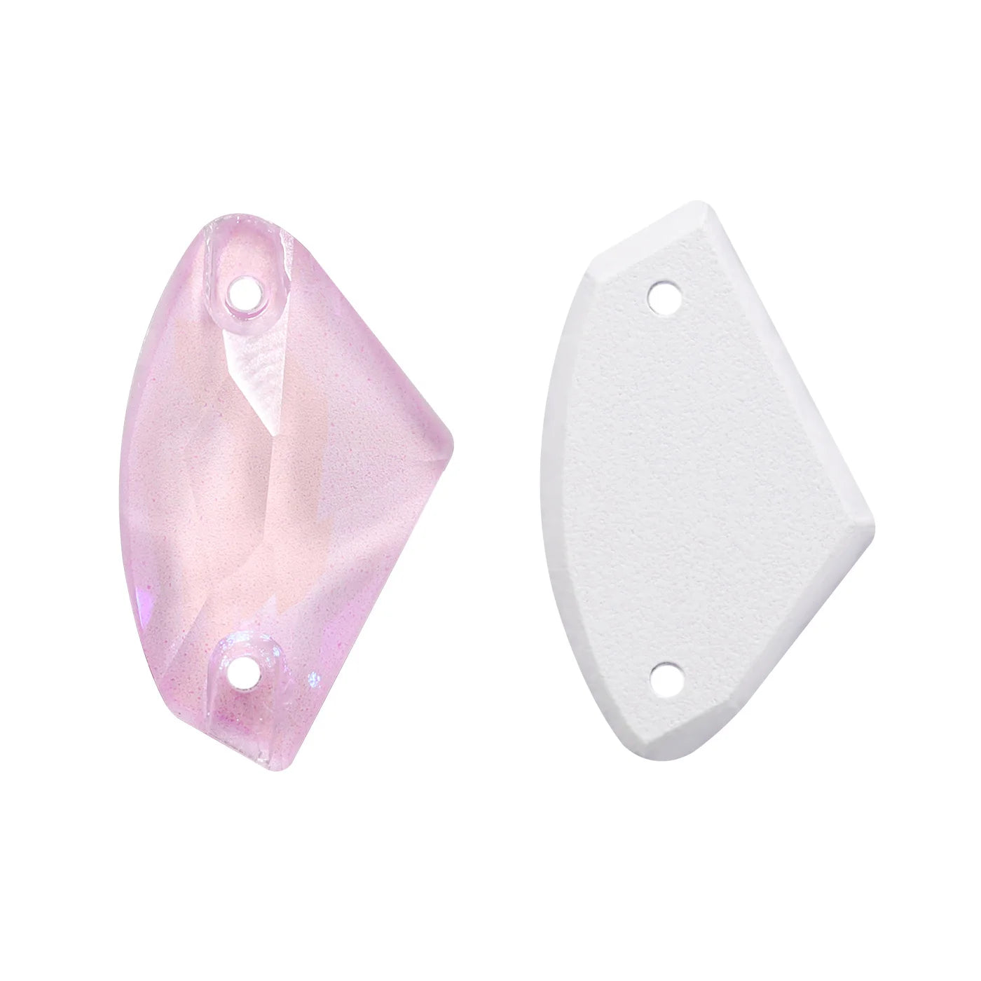 QIYI Neon Colors Galactic High Quality Sew-on Rhinestones Bulk Flatback 2 Holes Sewing  Rhinestone Bling for Jewelry Dress