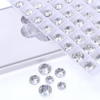 Crystal AB Sew on Rhinestones with 2 Holes Glitter Strass Flatback Glass Stones and Crystals for Bags Nail Art & Garment Use