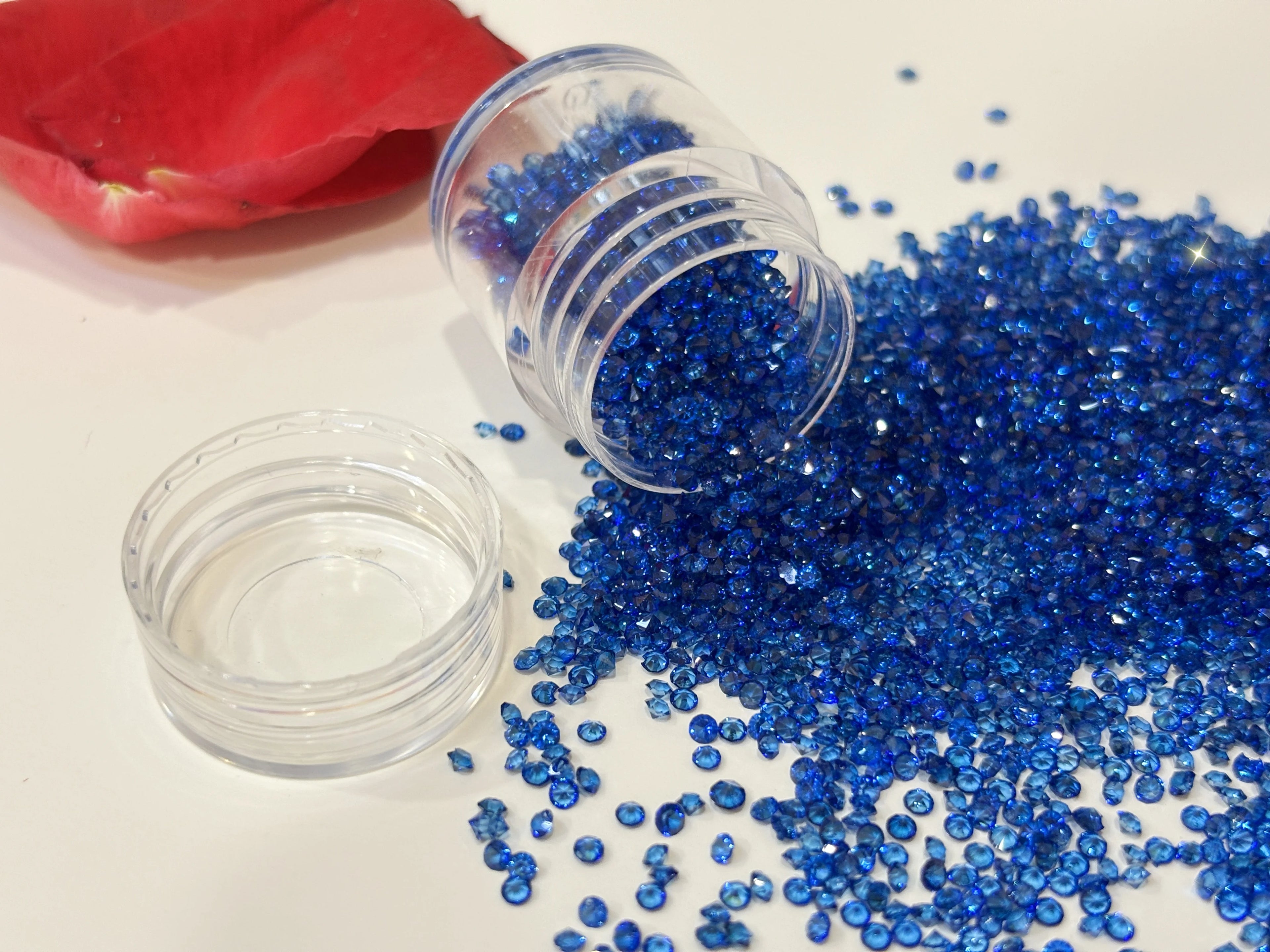 Factory Direct 2mm Crystal Resin Rhinestone Nail Art Rhinestone Jewelry Decoration Point Back Rhinestone