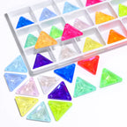 Triangle 80+Colors Sew on Rhinestones 3270 Glass Fancy Glass Flat Back Bling Bling Diamond Stone for Fashion Jewelry Clothes