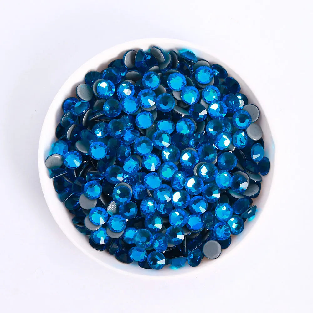 Factory Rhinestones Hotfix Nail Art Crystal Rhinestone Flat Back Bulk for Top Decoration Accessories