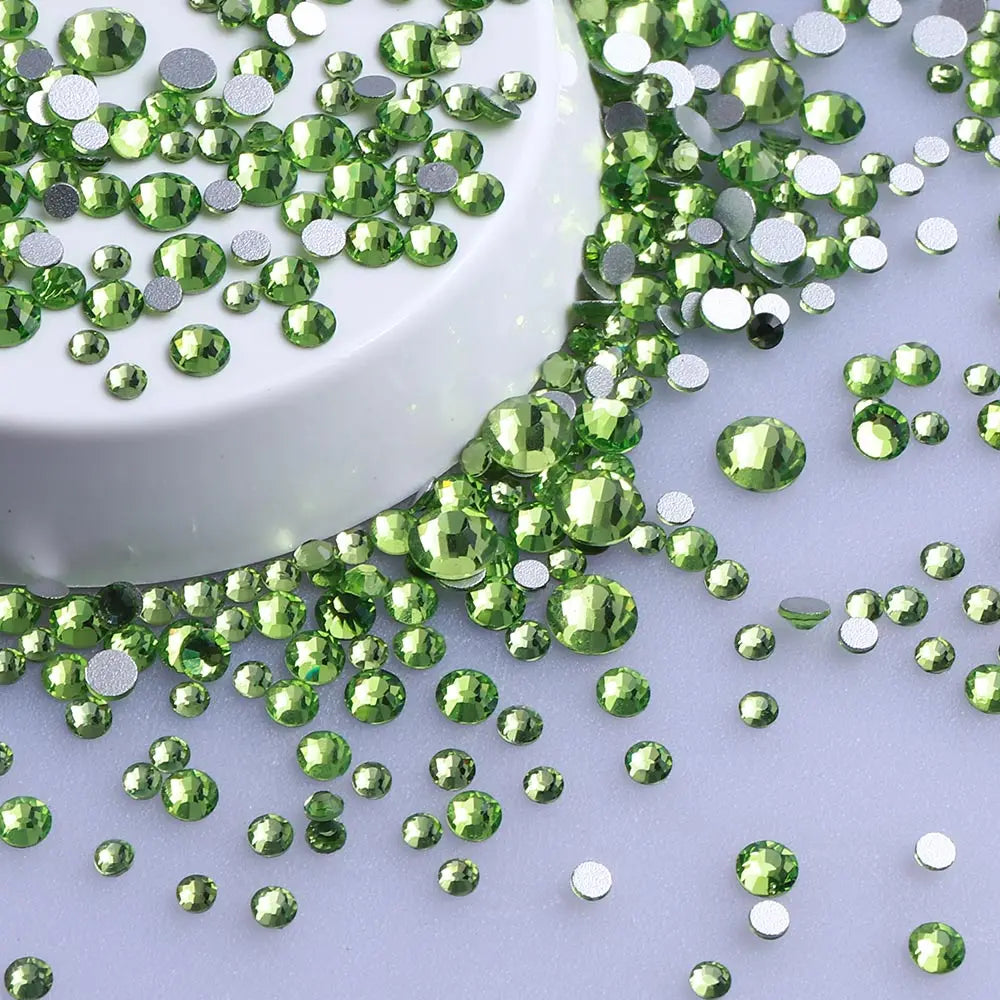 QIYI Factory Wholesale Mixed Size Ss4-ss20 Bling Crystal Rhinestones Bulk for Decorative Nail Art