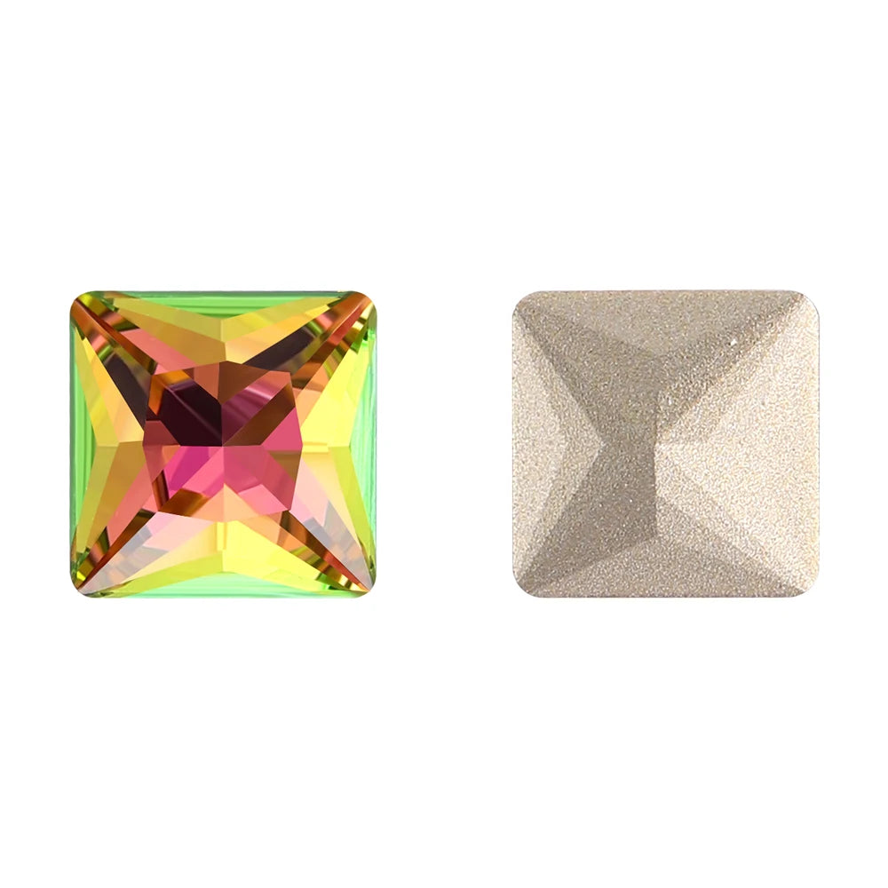 Effect Color Hot Selling Latest Fashion Design Factory Wholesale New Design Eco-friendly Materials K9 Glass Point Back Stone