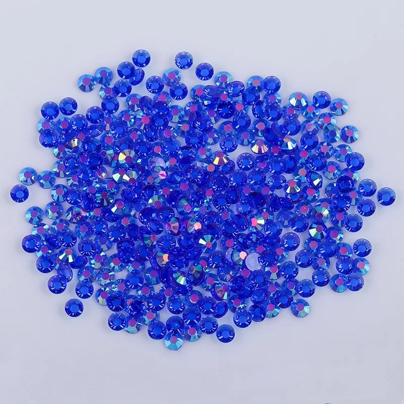 Wholesale of High Quality Flat Bottomed Crystal Rhinestones Transparent Jelly Rhinestones for Handicrafts