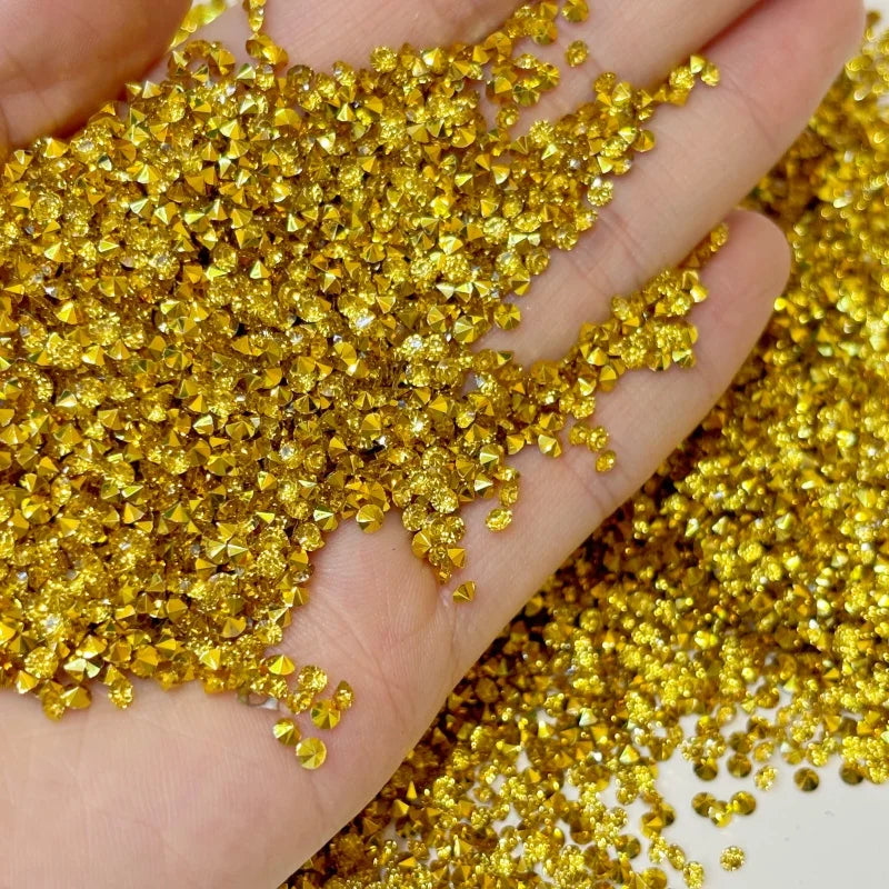 High Quality 3mm Pointback Resin Rhinestone Jewelry Accessories Custom Wholesale Bulk for Shoes Nails Garments Bags