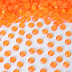 QIYI Wholesale Rhinestones Bulk Mocha Neon Glass Rhinestones Flat Back Non Hotfix Stones and Crystals for Clothes
