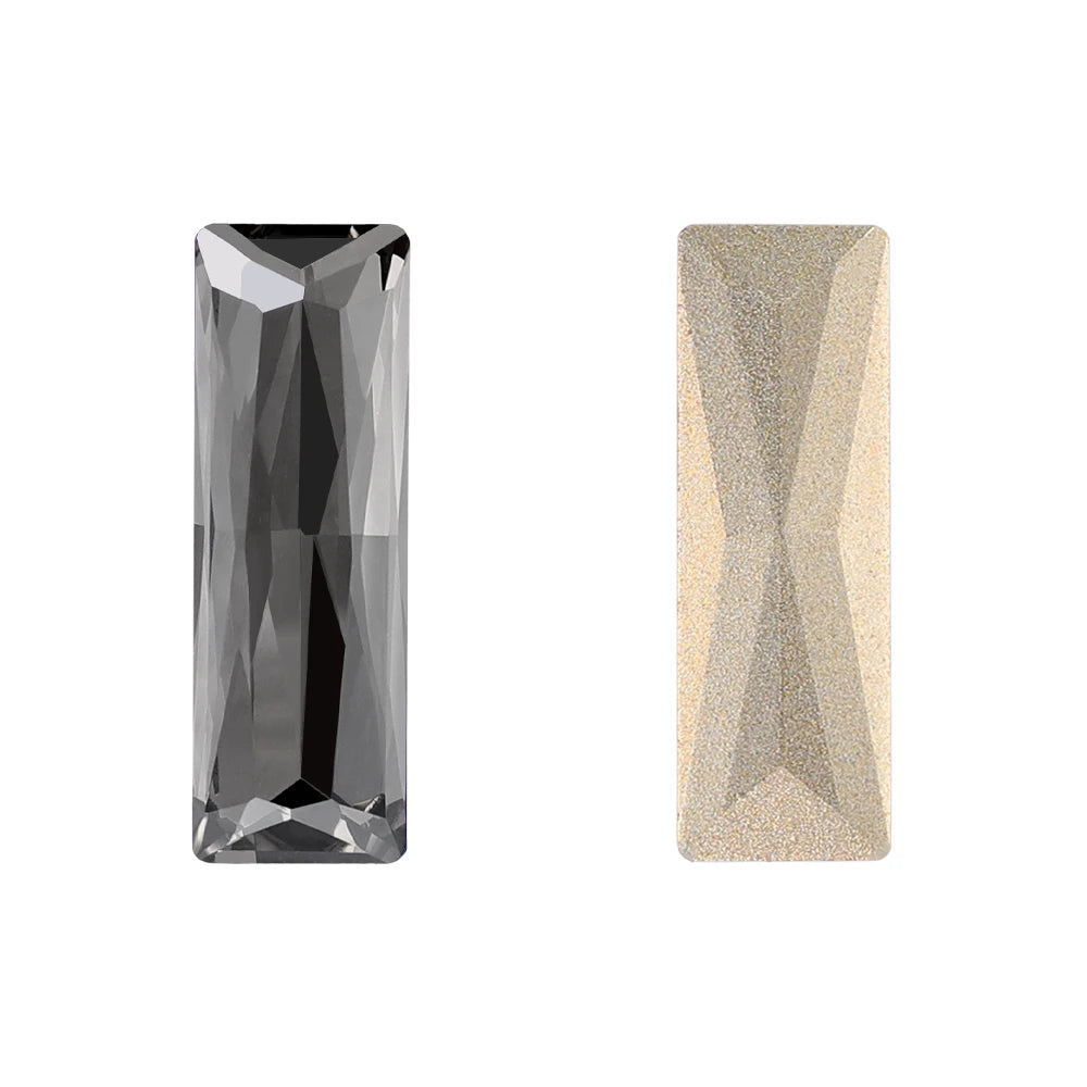 Factory Direct Wholesale New Product Explosion K9 Glass Crystal Rectangle Bling Bright Shining Rhinestones DIY Decoration Grade