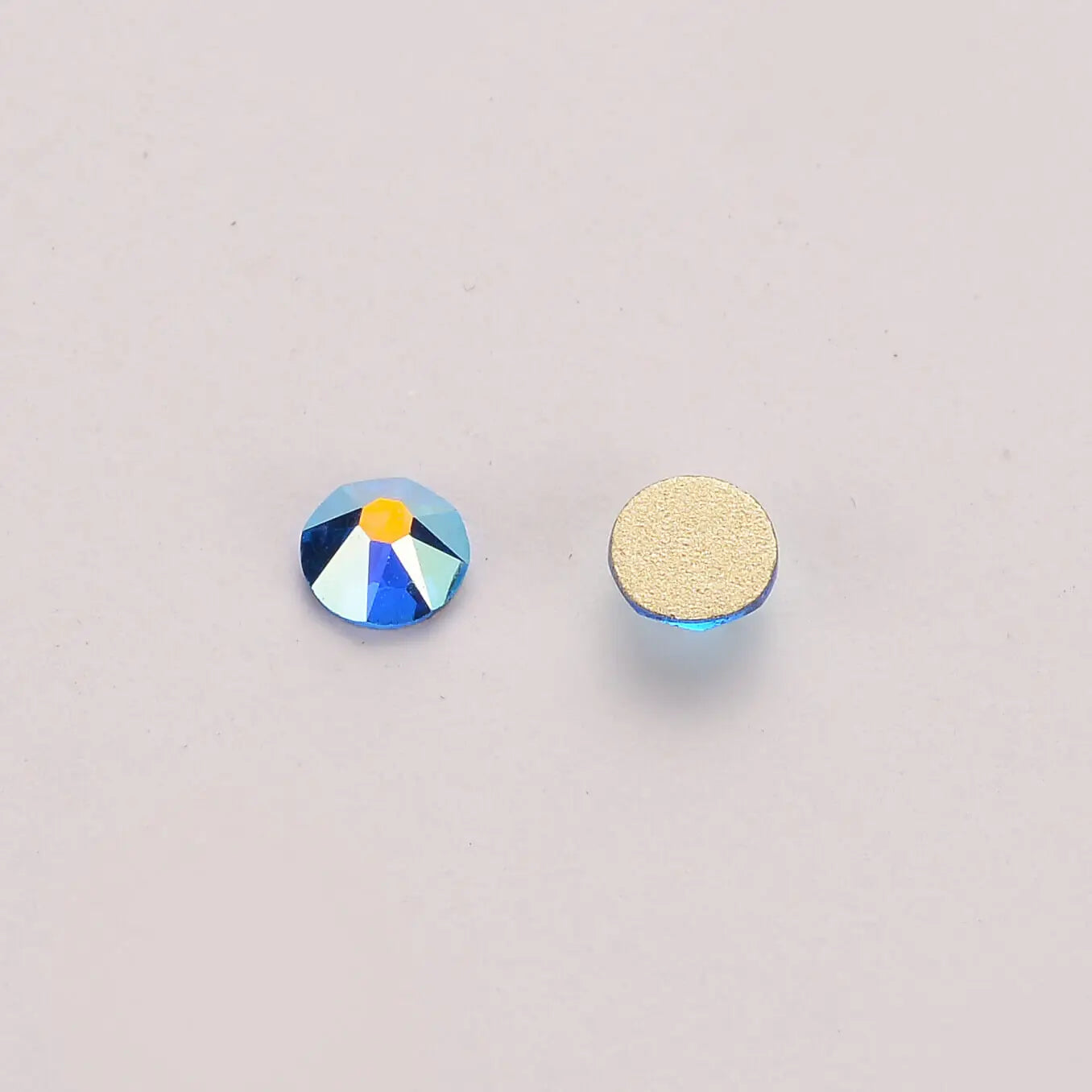 Wholesale Bulk 14400pcs Complete Colors 2088 16 Cut 8big8small AB Color Glass Rhinestones Gold Flatback Non Hotfix for Nail Art
