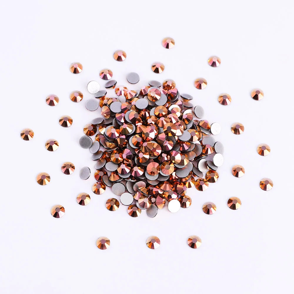 Wholesale Customize Flatback Nail Charms Rhinestones Crystal Rhinestone Diamond Glass Rhinestones Flat Back for Jewelry