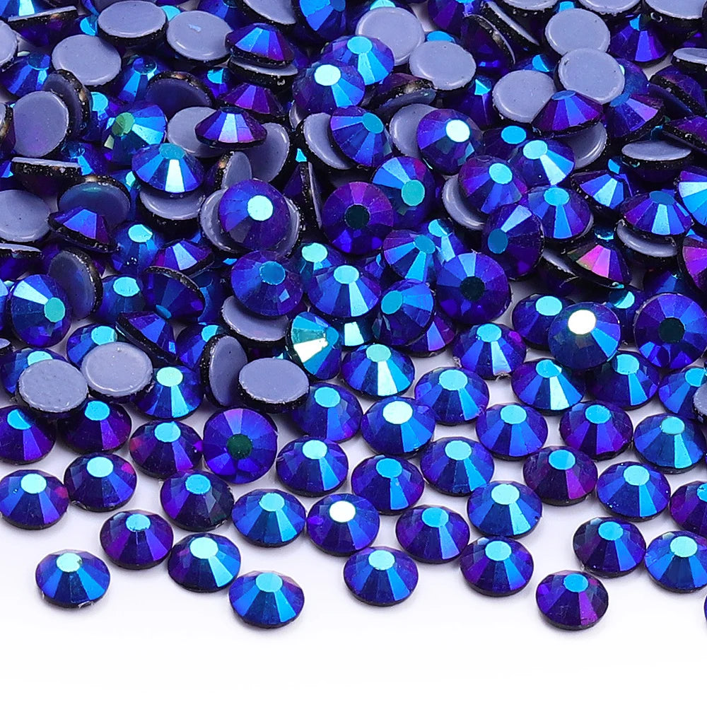 Hotfix Glass Rhinestone Bling Crystal AB Effect High Quality Rhinestones Bulk Crystals Stones Garment Accessories for Clothing