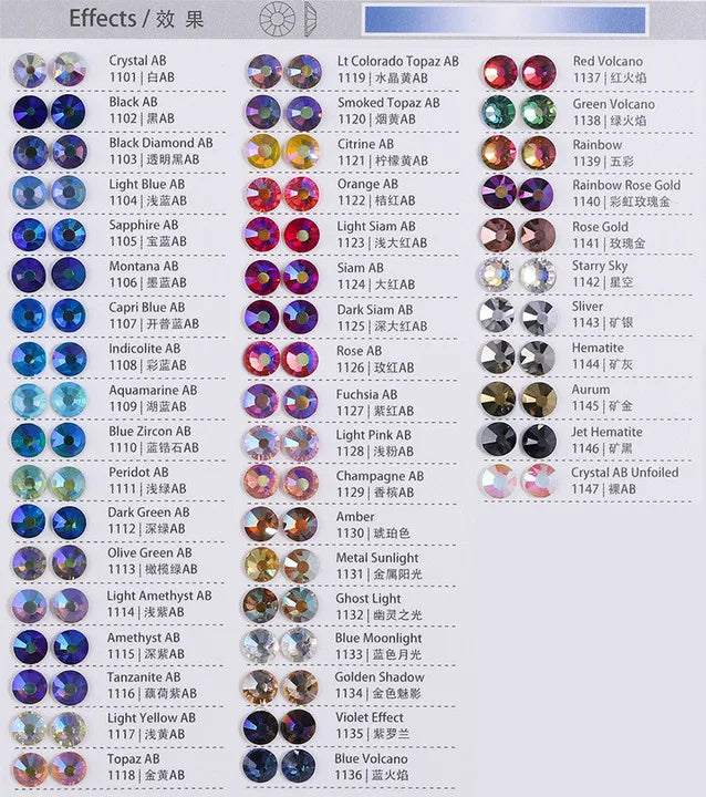 Wholesale Rhinestones Blingbling Crystal AB 3d Nail Art Shiny Glass Flatback Stones Designs for 3d Nails Art Decorations