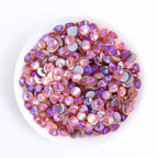 QIYI Wholesale Top Quality Non Hot Fix Strass Nail Stones Flatback Glass Crystal AB Rhinestone