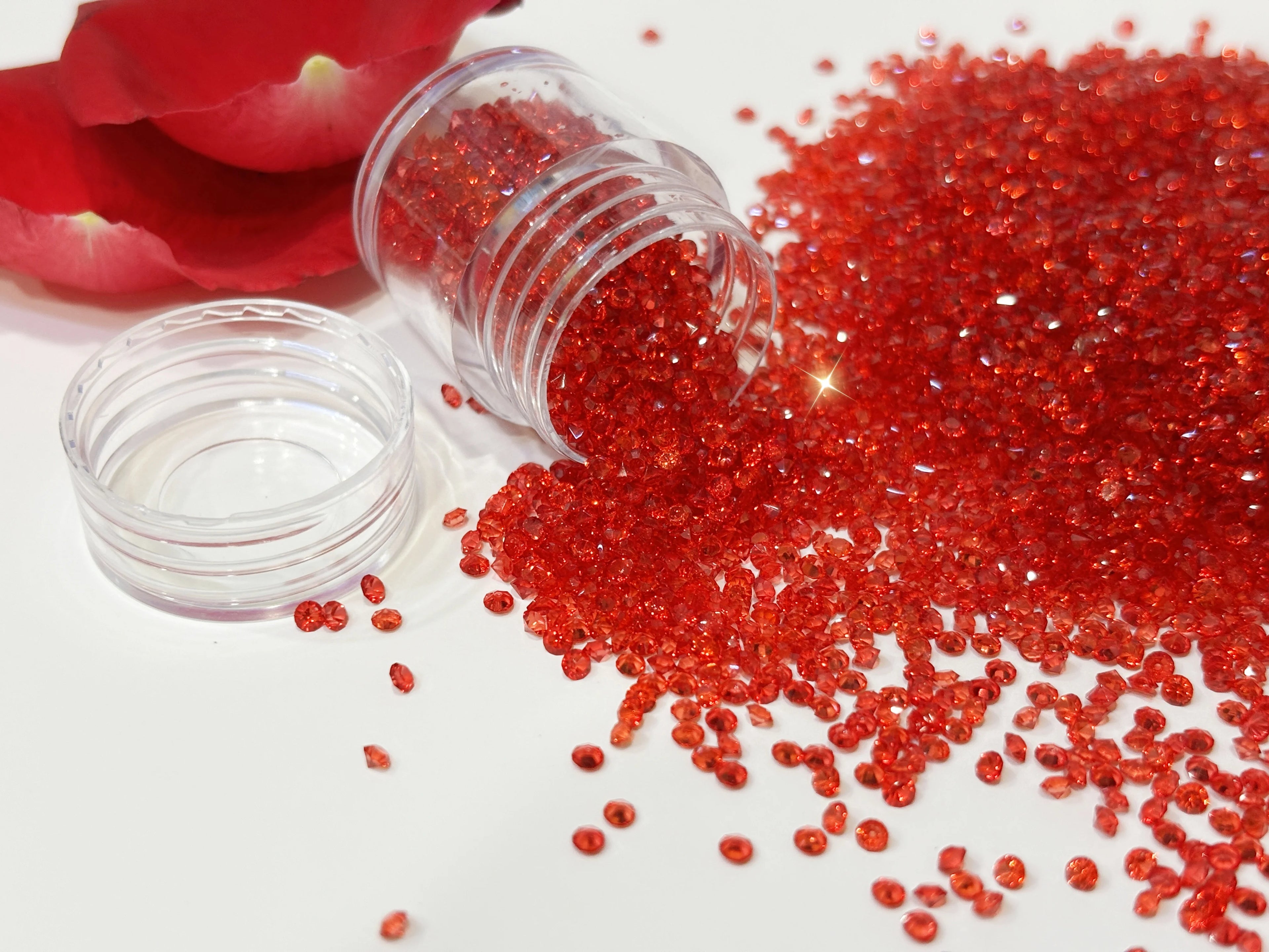 Factory Direct 2mm Crystal Resin Rhinestone Nail Art Rhinestone Jewelry Decoration Point Back Rhinestone