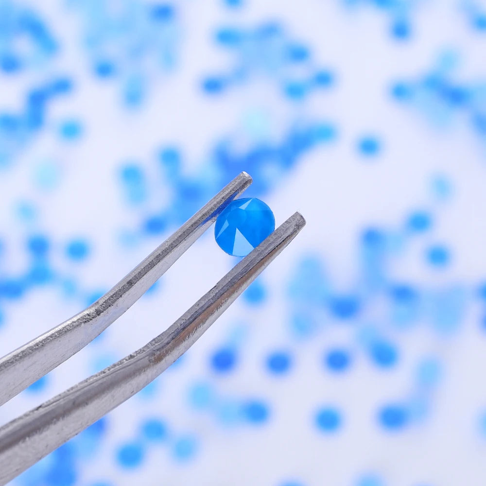 16Cuts Neon Pink Colors Glass Crystal Rhinestone SS10-SS40 8 Big 8 Small Crystal Strass Bling Bling Flatback Rhinestones