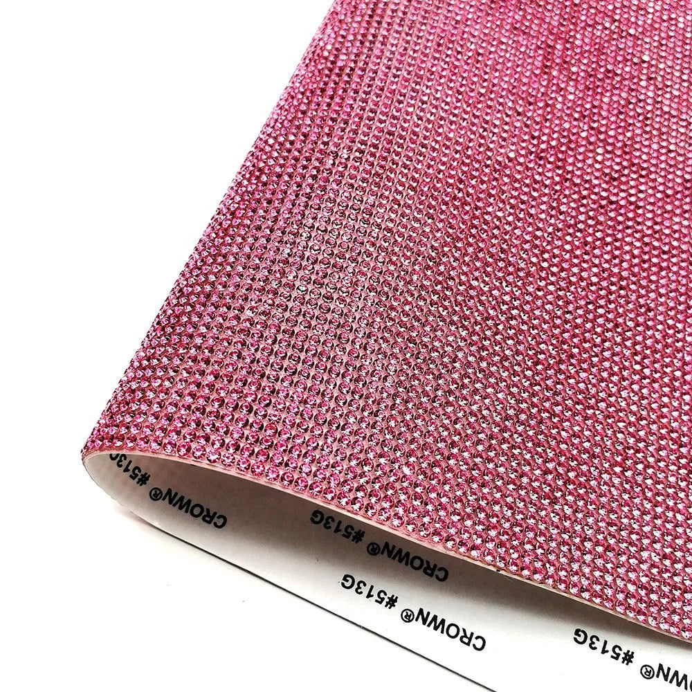 SS6 Hot Sales Custom Bling Bling Rhinestone Mesh Glass Crystal 2MM Hot Fix Rhinestone Sticker Rhinestones for Car